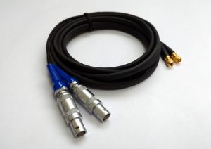 cabo coaxial duplo lemo 01-microdot para ultrassom industrial